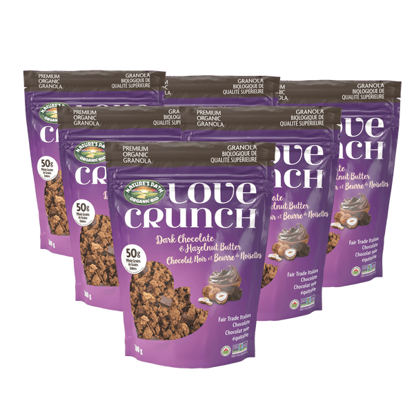 Love Crunch Organic Dark Chocolate & Hazelnut Butter Granola