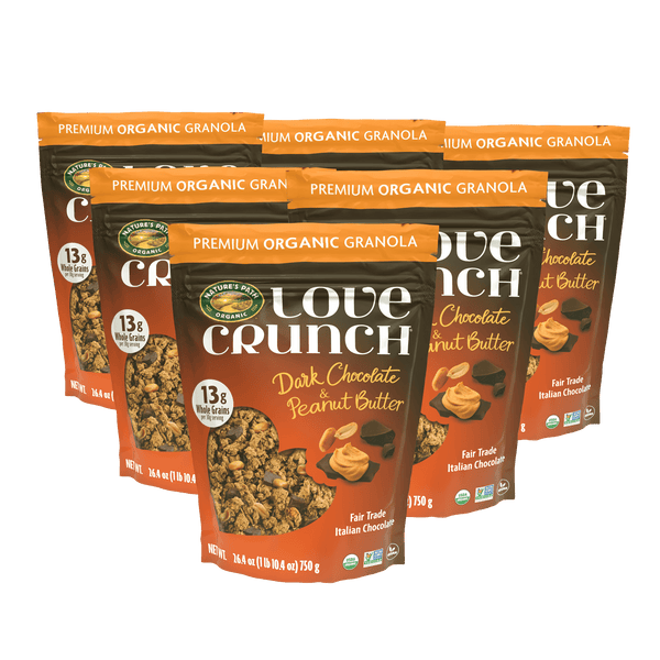 Love Crunch Organic Dark Chocolate & Peanut Butter Granola