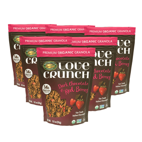 Love Crunch Organic Dark Chocolate & Red Berries Granola