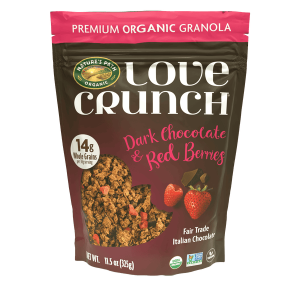 Love Crunch Organic Dark Chocolate & Red Berries Granola