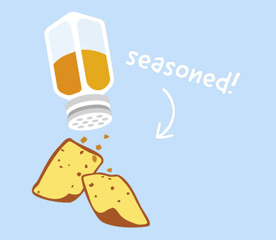 Cooked and seasoned to perfection!