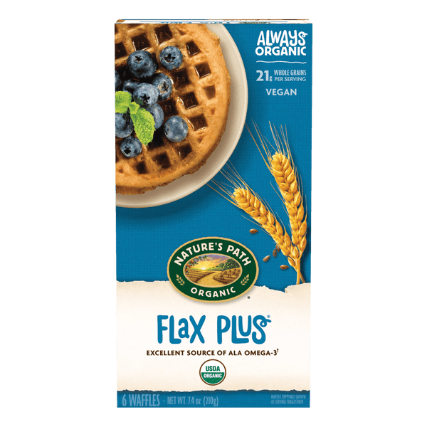 Nature's Path Organic Flax Plus Frozen Waffles