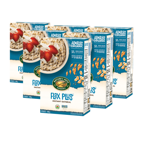 Flax Plus flocons d'avoine, 400 g Boîte