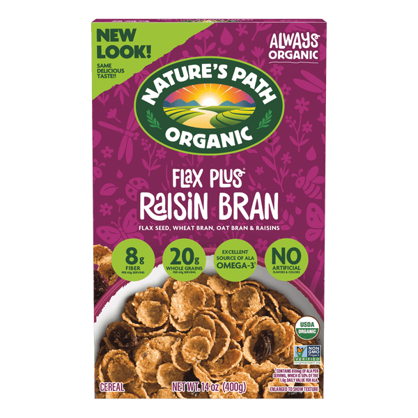 Nature's Path Organic Flax Plus Raisin Bran Cereal