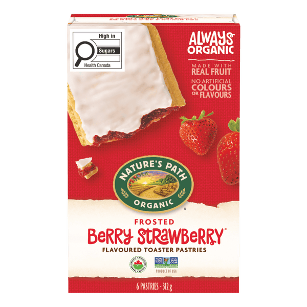 Nature's Path Organic Frosted Berry Strawberry Toaster Pastries