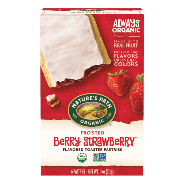 Nature's Path Organic Frosted Berry Strawberry Toaster Pastries