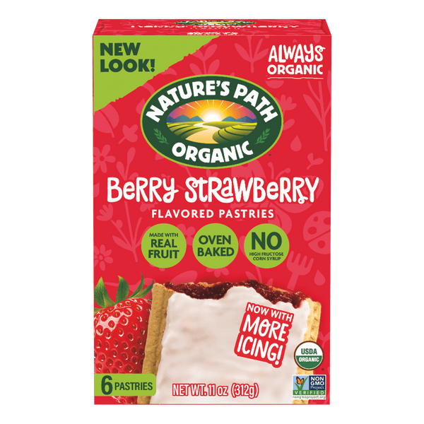 Nature's Path Organic Frosted Berry Strawberry Toaster Pastries