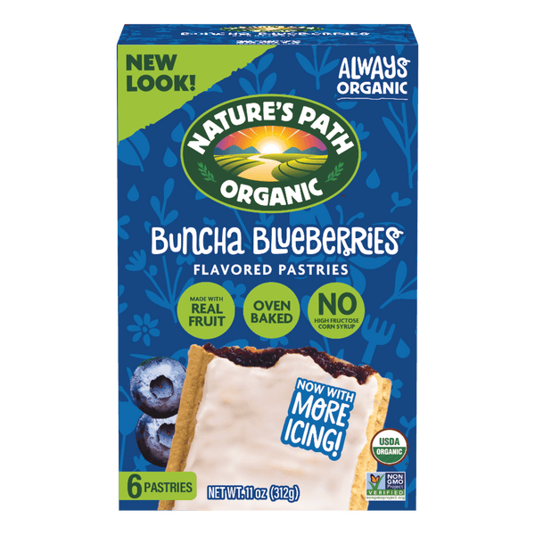 Nature's Path Organic Frosted Buncha Blueberries Toaster Pastries