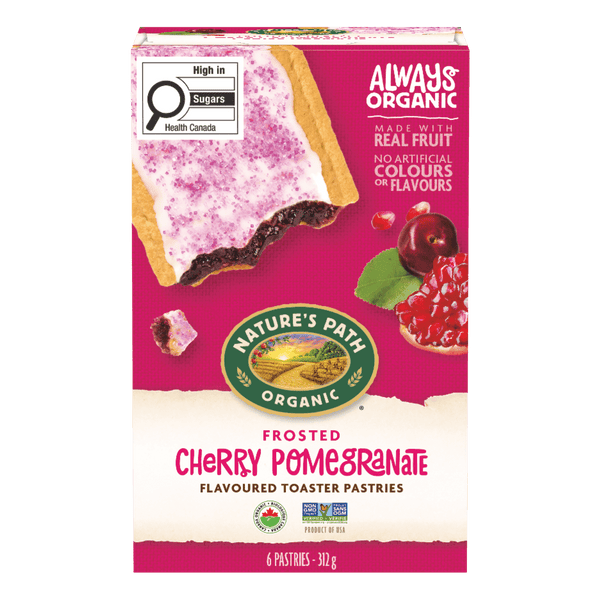 Nature's Path Organic Frosted Cherry Pomegranate Toaster Pastries