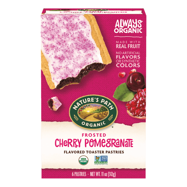 Nature's Path Organic Frosted Cherry Pomegranate Toaster Pastries