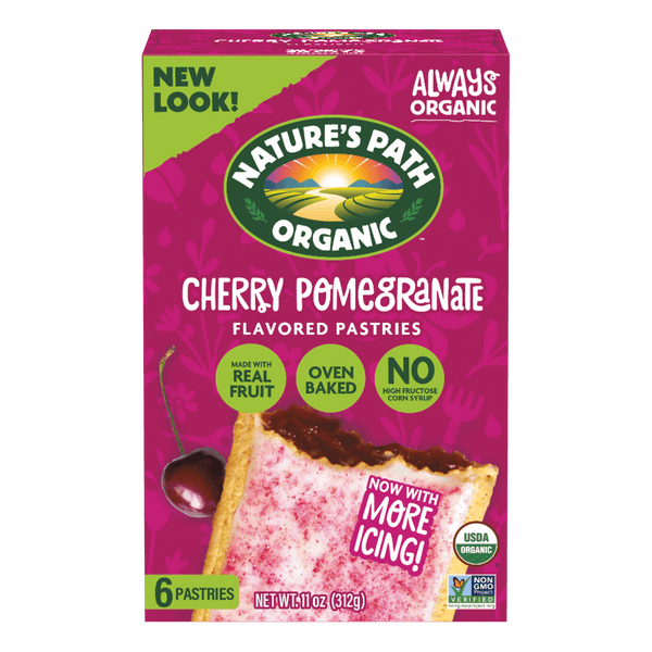 Nature's Path Organic Frosted Cherry Pomegranate Toaster Pastries
