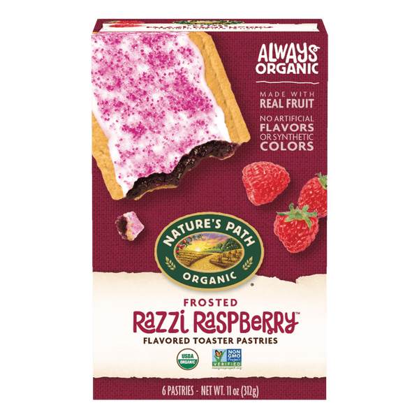 Nature's Path Organic Frosted Razzi Raspberry Toaster Pastries