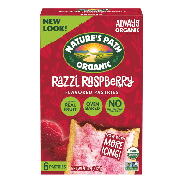 Nature's Path Organic Frosted Razzi Raspberry Toaster Pastries