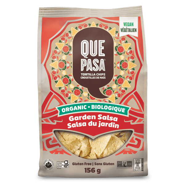 Que Pasa Organic Garden Salsa Tortilla Chips