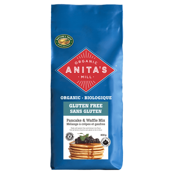 Mélange de crêpes et de gaufres sans gluten, 800 g Sac
