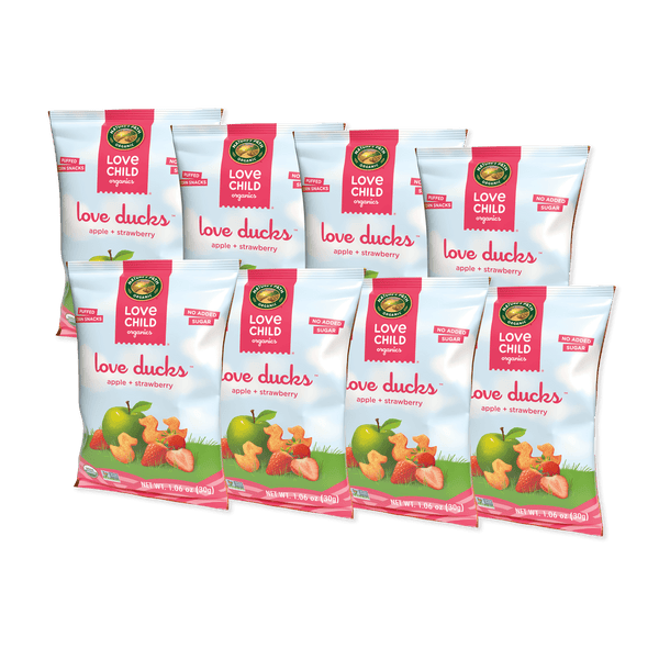 Love Child Organics Love Ducks Apple + Strawberry Gluten Free