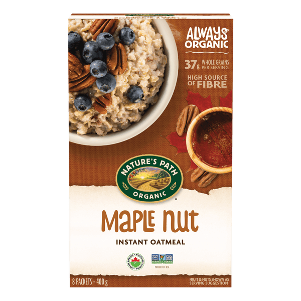 Farine d'avoine d'écrou à l'érable, boîte de 400 g