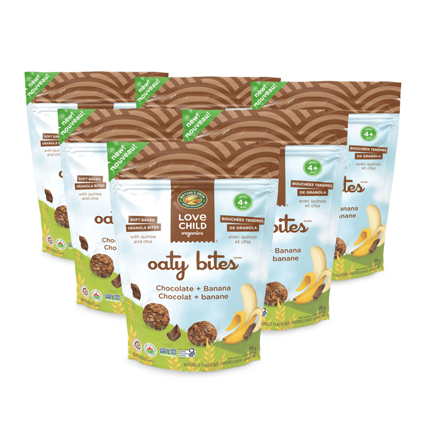 Love Child Organics Oaty Bites Chocolate + Banana Gluten Free Oaty Bites