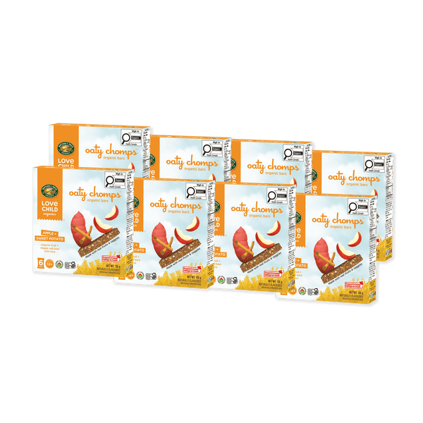 Oaty Chomps Apple + Snack Snack Bar, 138 g Boîte