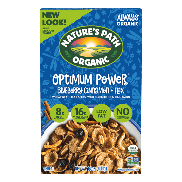 Nature's Path Organic Optimum Power Blueberry Cinnamon Flax Cereal