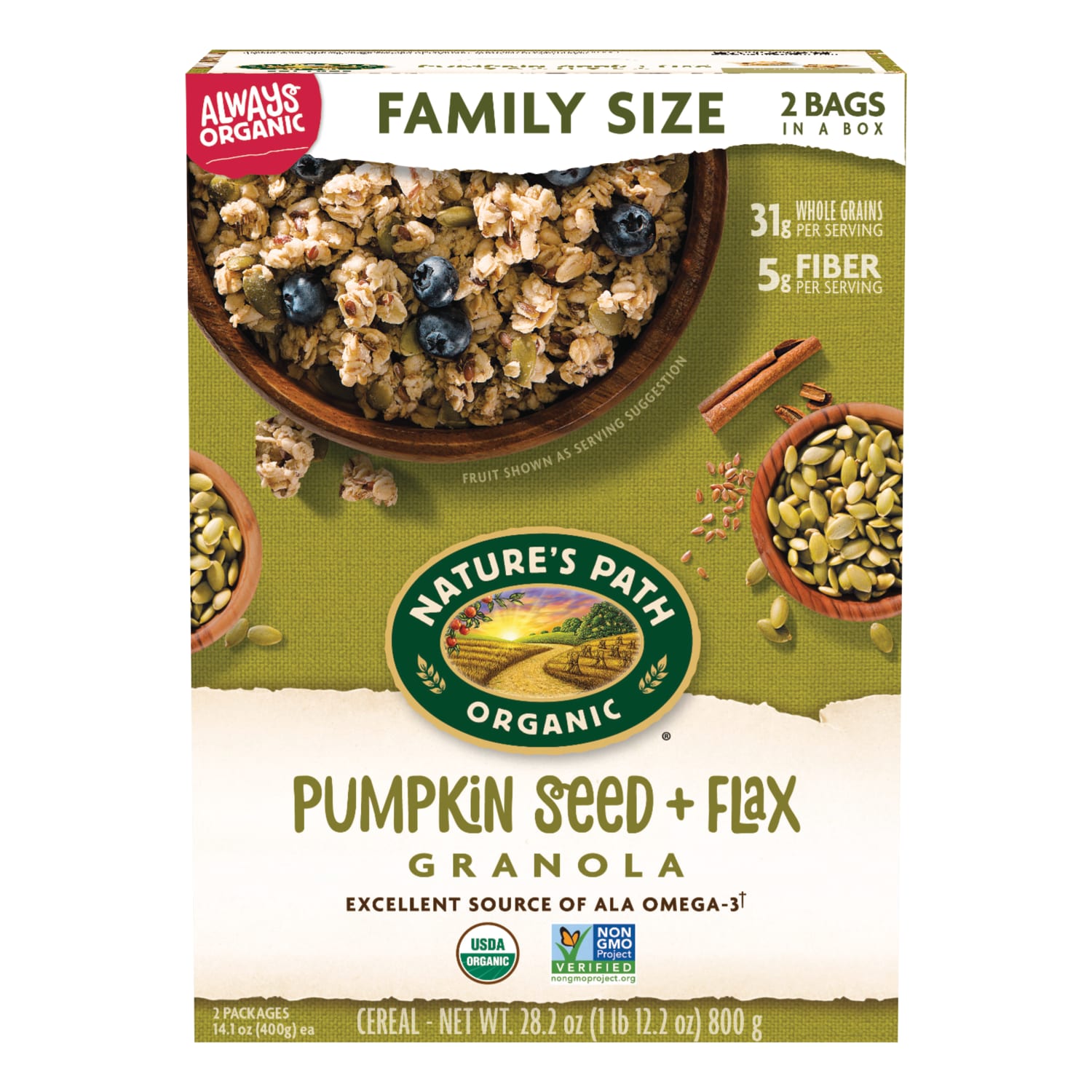 Pumpkin Seed + Flax Granola