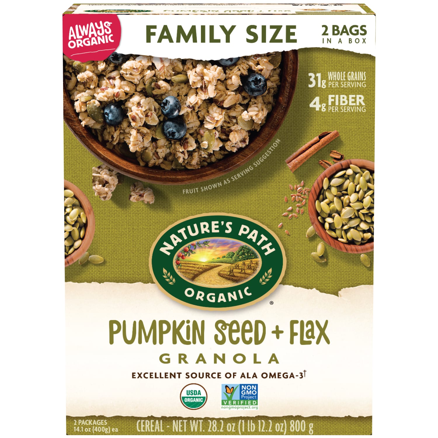 Pumpkin Seed + Flax Granola