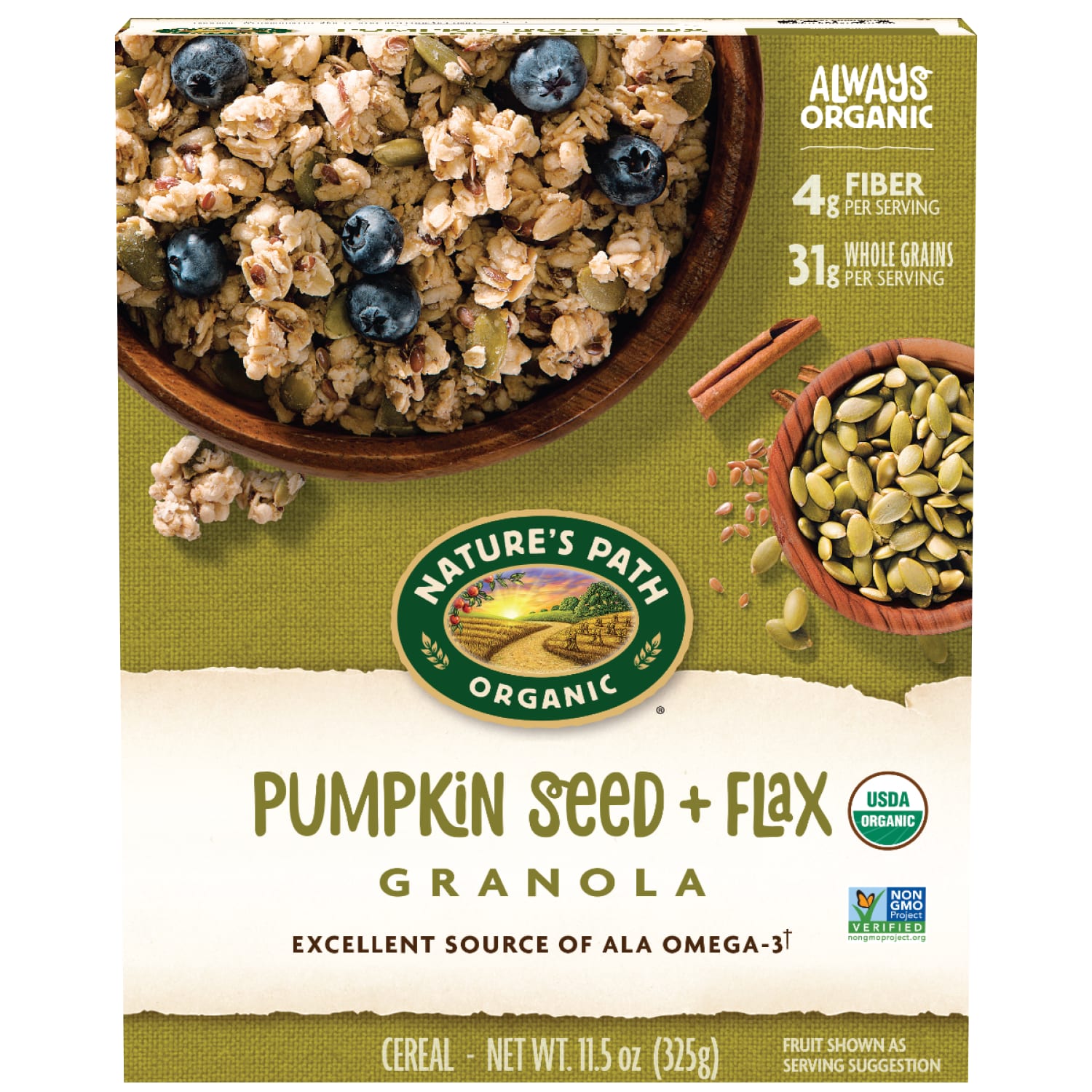 Pumpkin Seed + Flax Granola