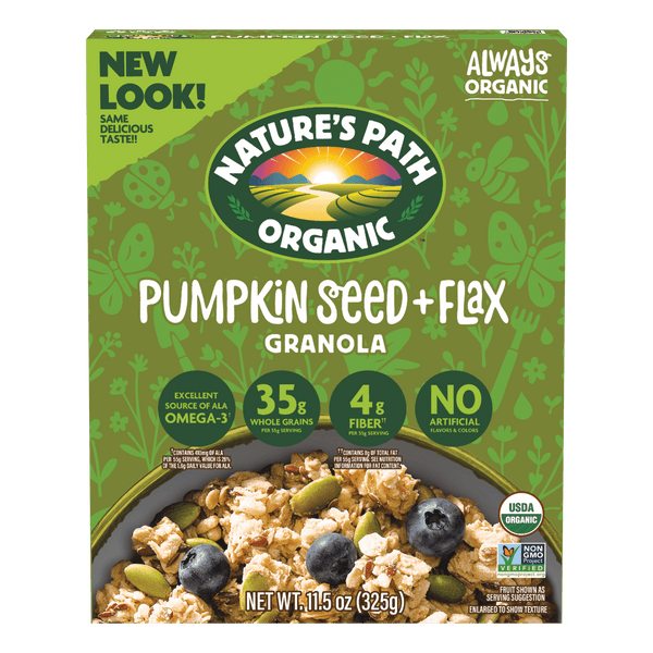 Nature's Path Organic Pumpkin Seed + Flax Granola