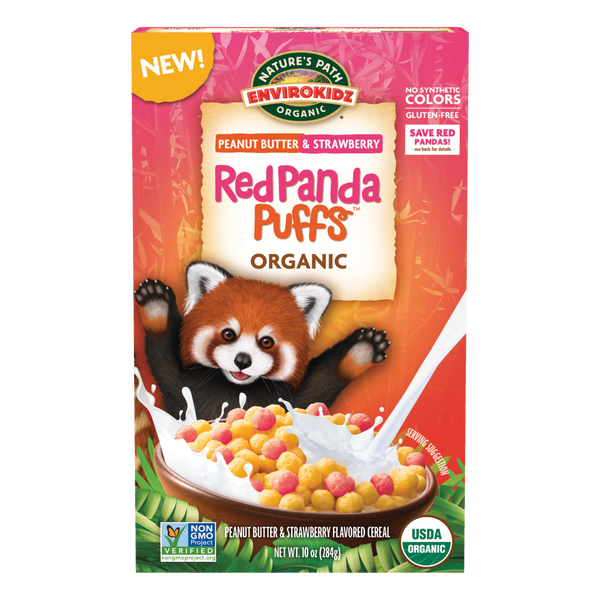 EnviroKidz Organic Red Panda Puffs® Cereal