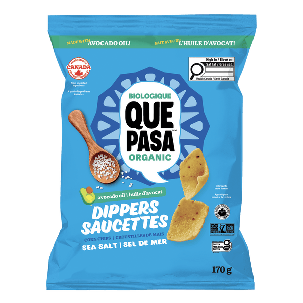 Que Pasa Organic Salted Dippers Tortilla Chips