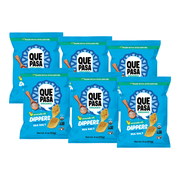 Que Pasa Organic Salted Dippers Tortilla Chips