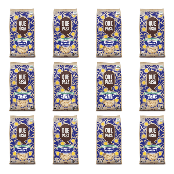 Que Pasa Organic Salted Rounds Tortilla Chips