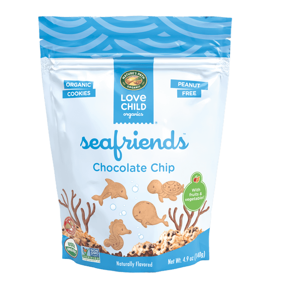 Love Child Organics Sea Friends Chocolate Chip Cookies