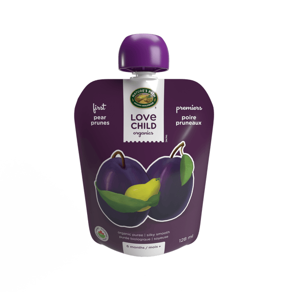Purée simple Pirsts PEar / Prunes, sachet de 128 ml
