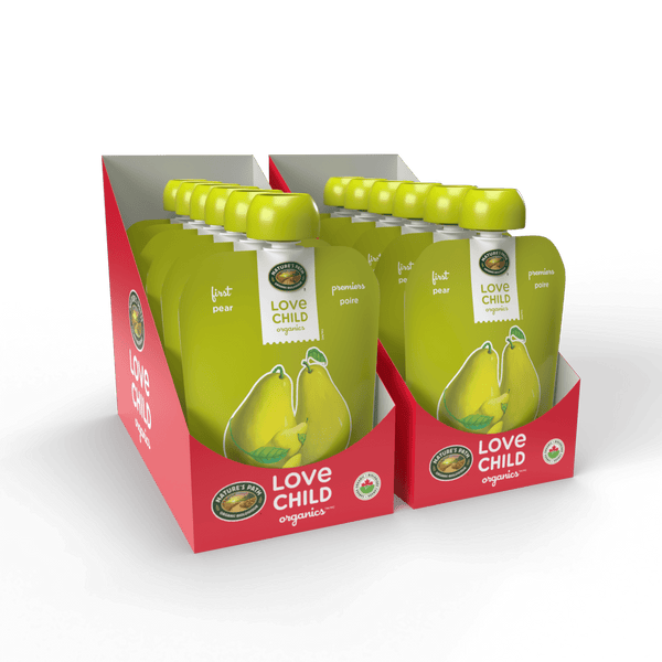 Purée de poires simples de premières premières, poche de 128 ml