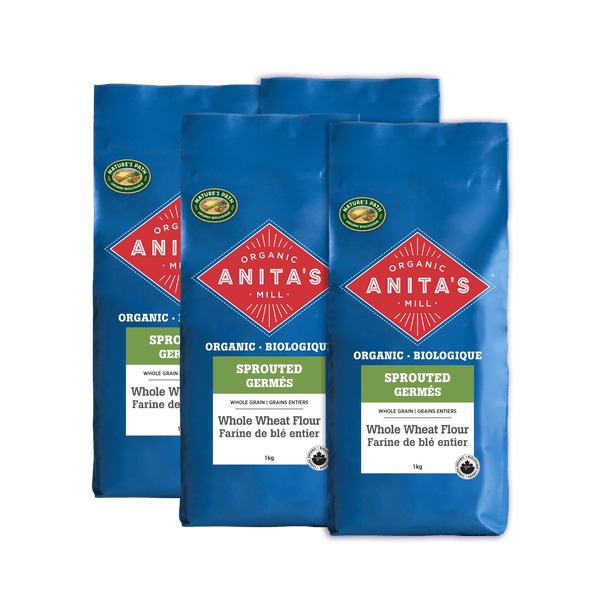 Farine de blé entier germée entier, 1 kg Sac