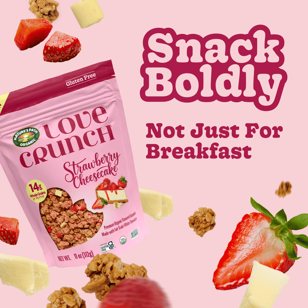Love Crunch Organic Strawberry Cheesecake Gluten Free Granola