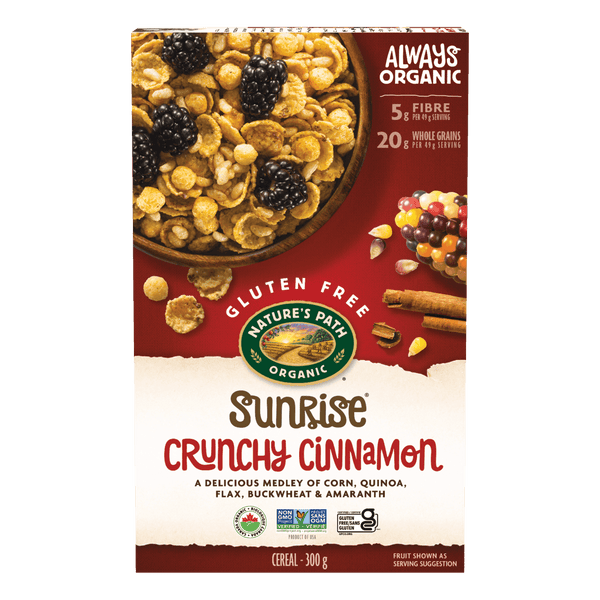 Nature's Path Organic Sunrise Crunchy Cinnamon Gluten Free Cereal
