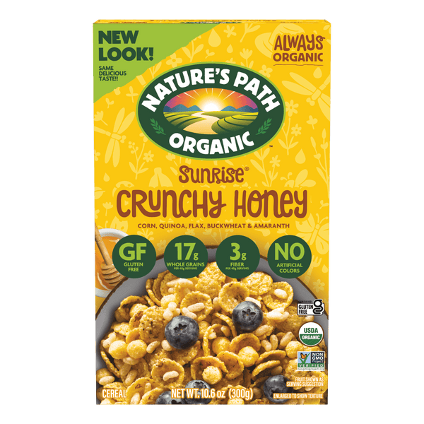 Nature's Path Organic Sunrise Crunchy Honey Gluten Free Cereal
