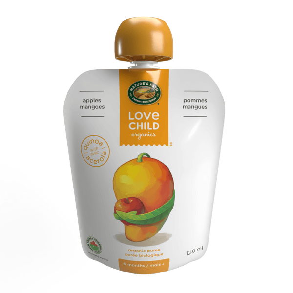 Superblends Apple + Mangoes Purée, 128 ml Pouche