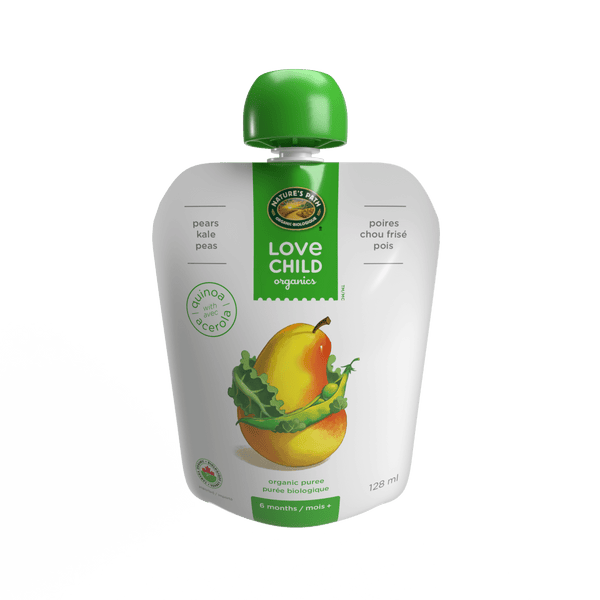 Superblends Pears, Kale + PEA PUSE, PACHE DE 128 ML