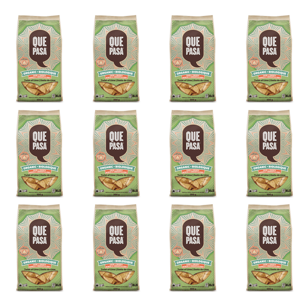 Que Pasa Organic Thin & Crispy Twist of Lime Tortilla Chips