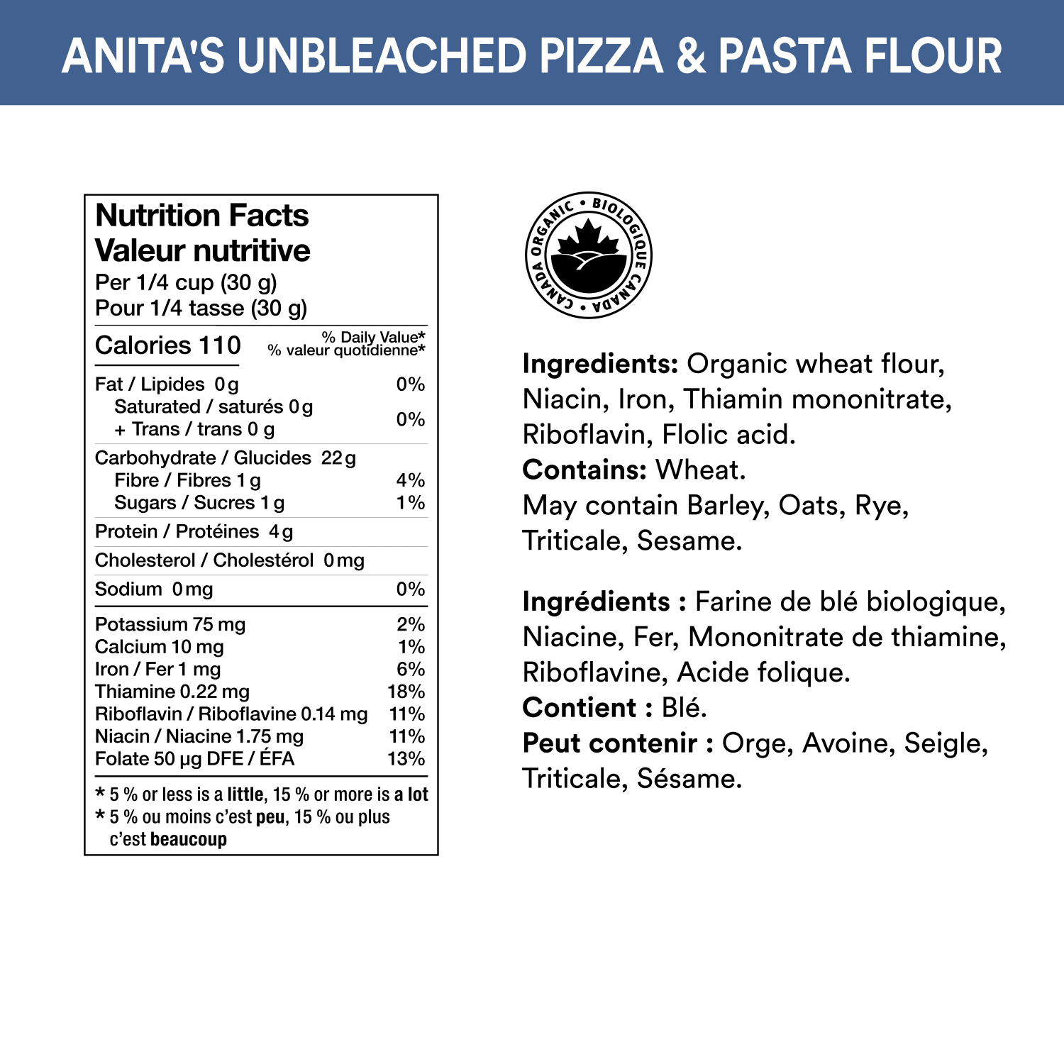Type '00' Unbleached Pizza & Pasta White Flour_623636600705