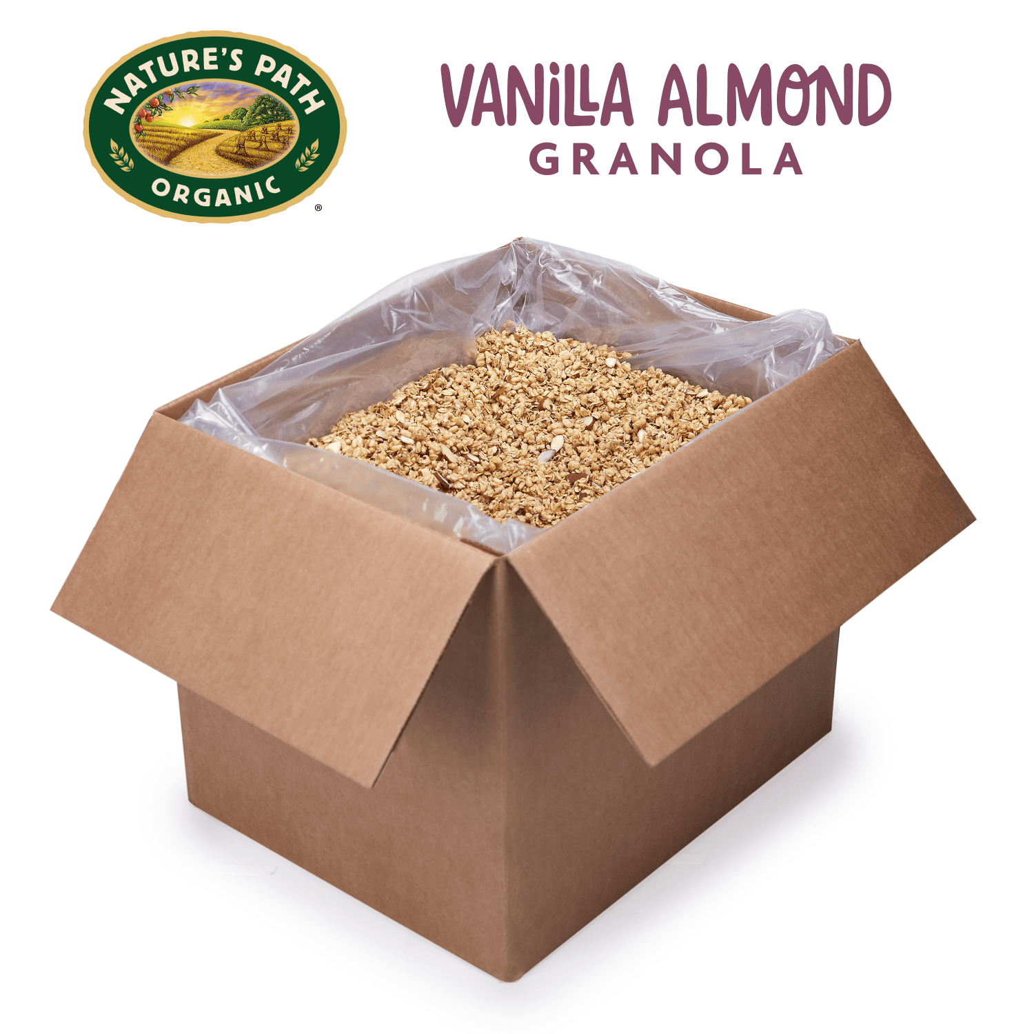 Vanilla Almond + Flax Granola_10058449880124