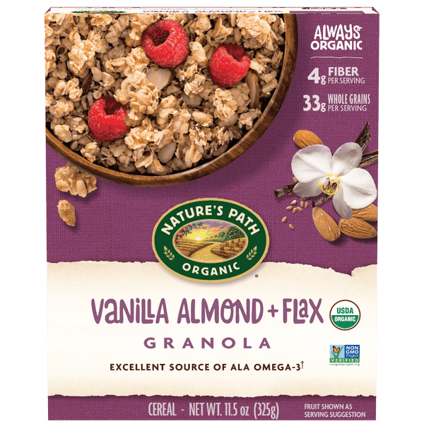 Vanilla Almond + Flax Granola