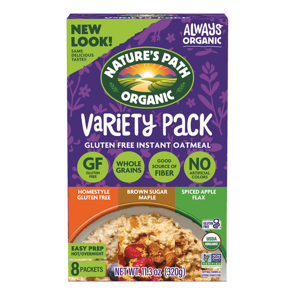 Nature's Path Organic Variety Pack Gluten Free Instant Oatmeal
