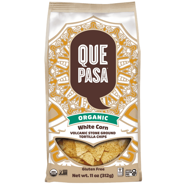 Que Pasa Organic White Corn Tortilla Chips