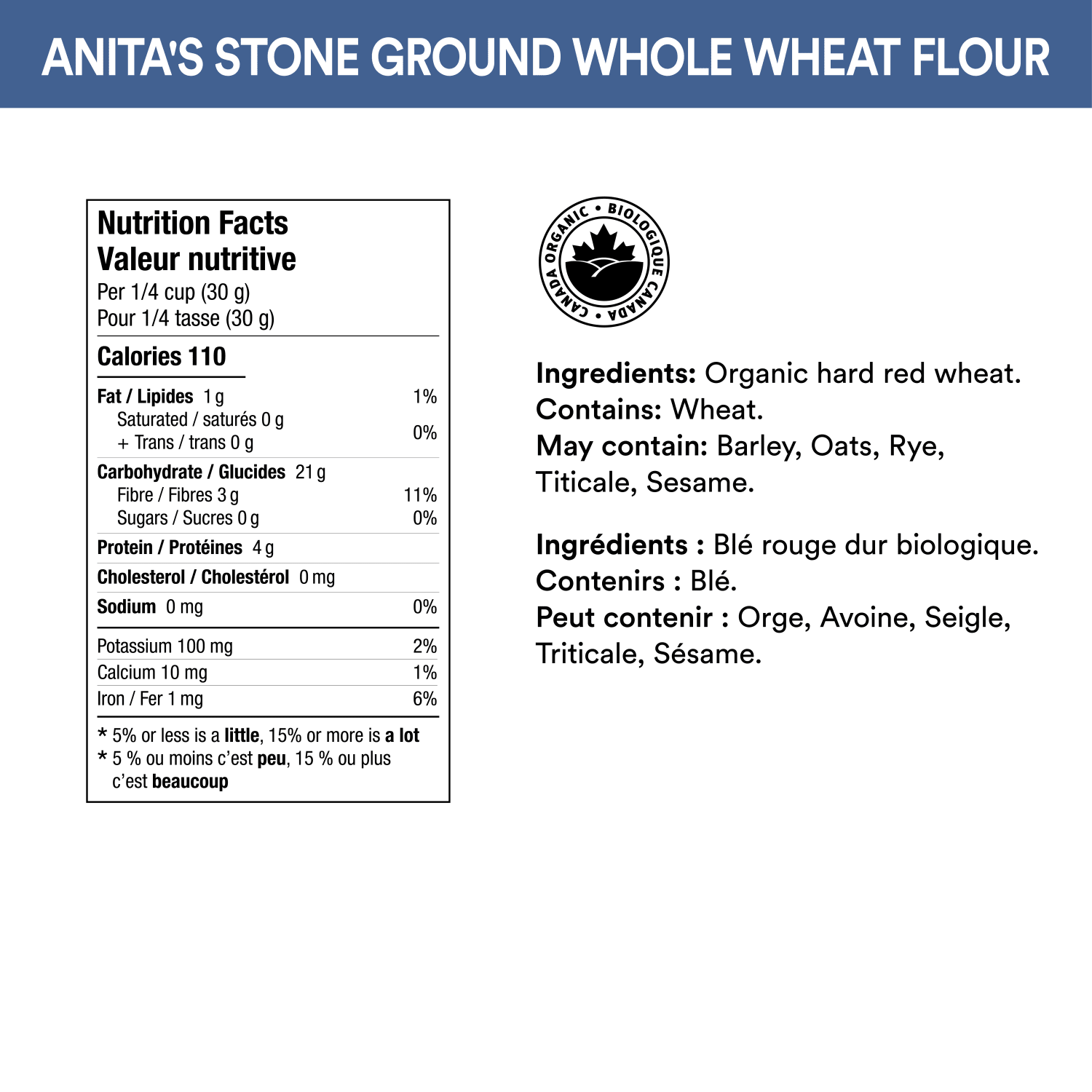Whole Grain Stone Ground Whole Wheat Flour_623636200004