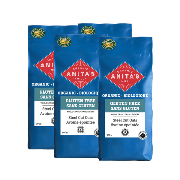 Grains à avoine coupés en acier sans gluten entier, 900 g Sac
