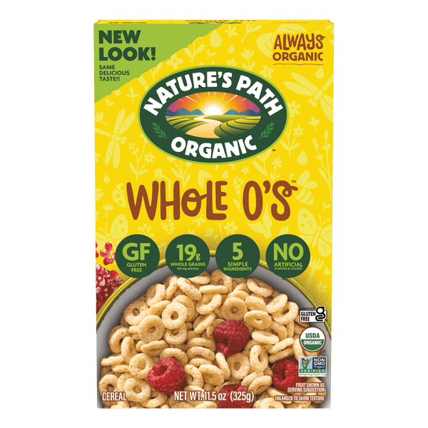 Nature's Path Organic Whole O's Gluten Free Cereal